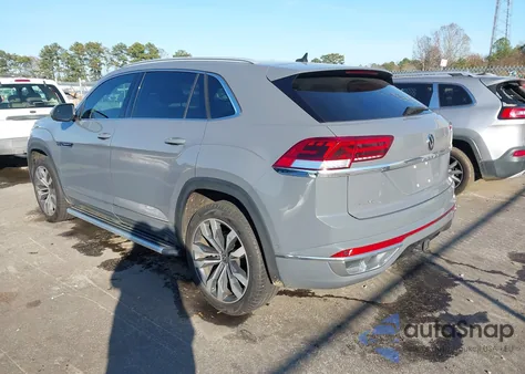 2021 Volkswagen Atlas Cross Sport 3.6L V6 Sel Premium R-Line z USA, uszkodzony, nr VIN 1V2FE2CA0MC232550
